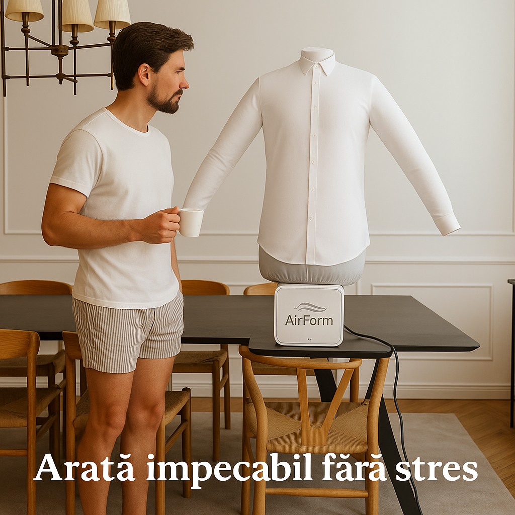 AirForm – Stație premium de cǎlcare și igienizare a hainelor