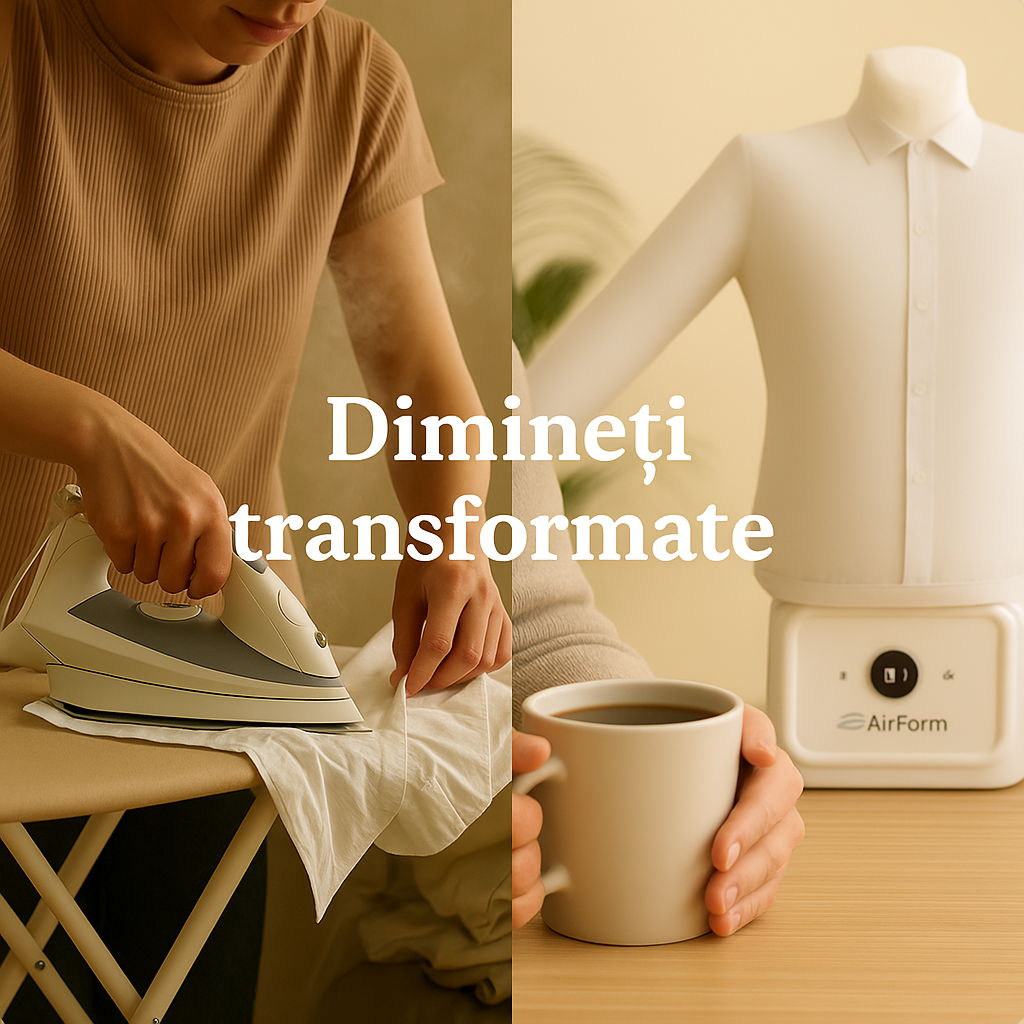 AirForm – Stație premium de cǎlcare și igienizare a hainelor