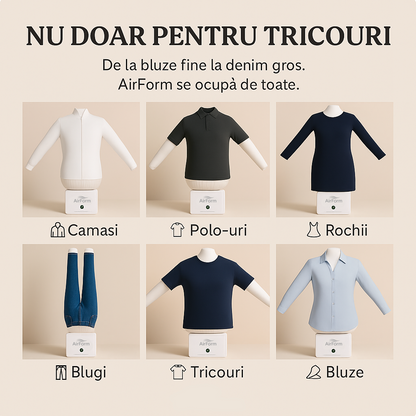 AirForm – Stație premium de cǎlcare și igienizare a hainelor