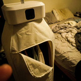 Customer review photo 2: Uscător de Haine Electric Portabil cu Încălzire Rapidă și Afișaj Digital